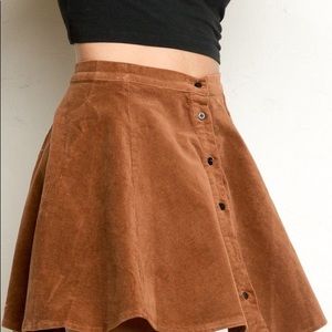 BRANDY MELVILLE BROWNISH/ORANGISH SKIRT